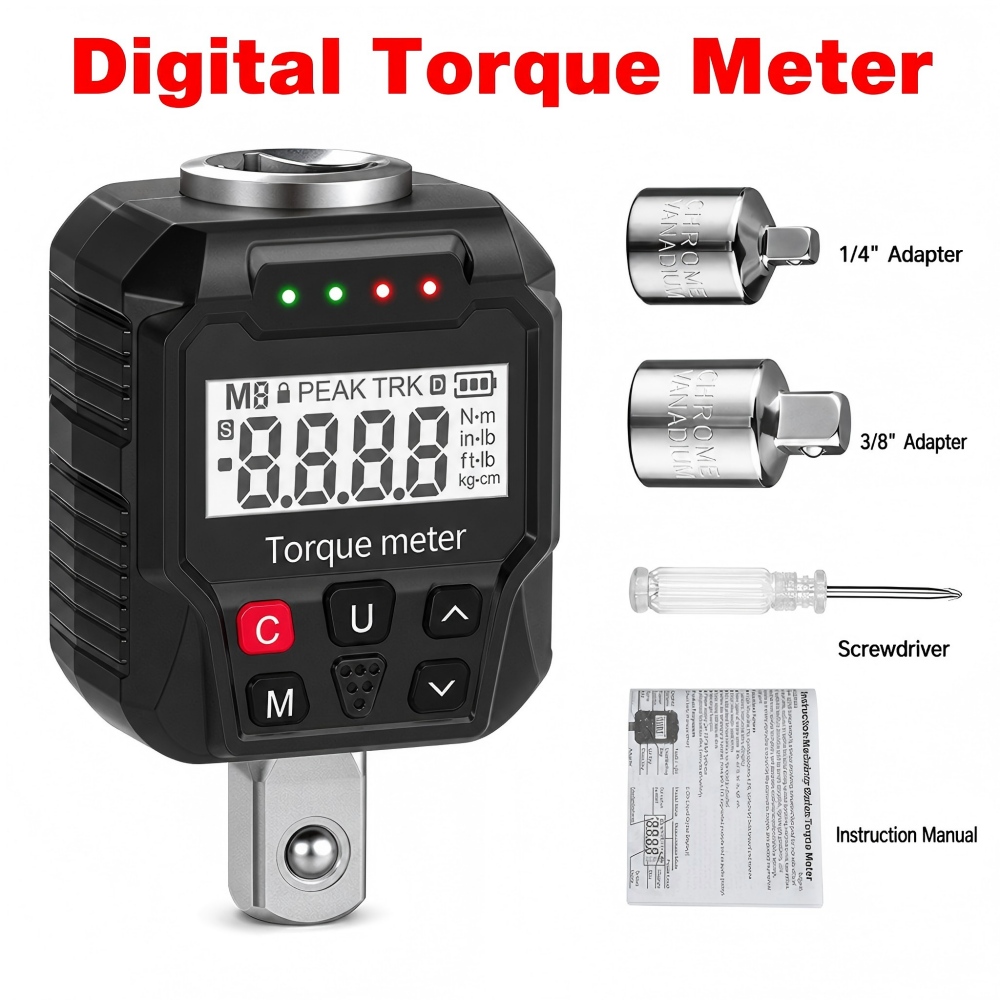Torque Wrench Digital - 17-340Nm 디지털 토크 렌치 어댑터 1/4