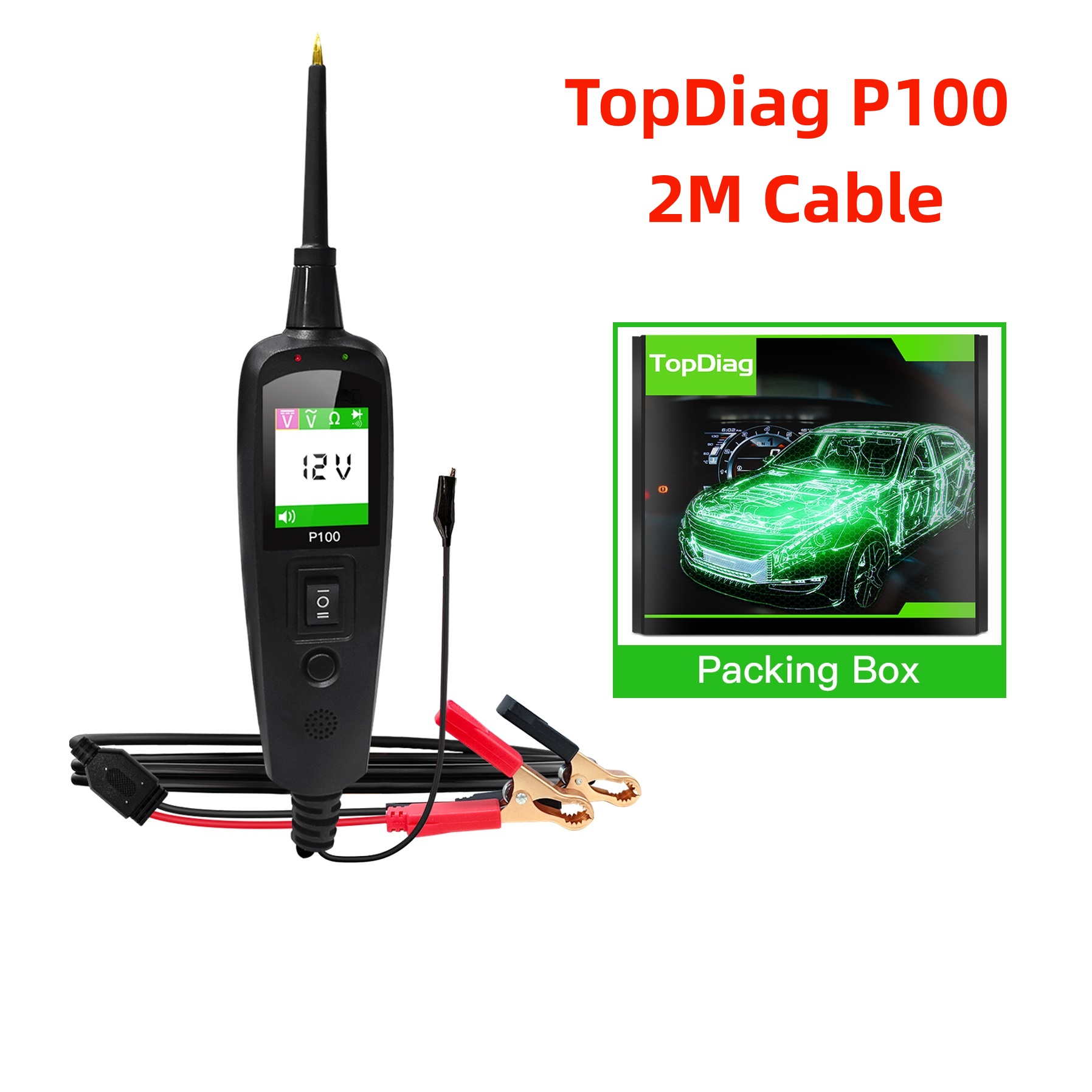 Car Diagnostic Tool - 탑디아그 P100 2M 자동차 전기 회로