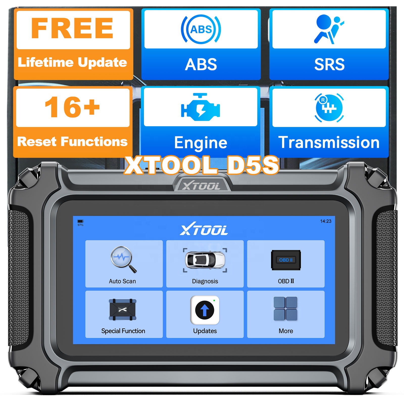 Car Diagnostic Tool - D5S Obd2 스캐너 12V 평생 무료