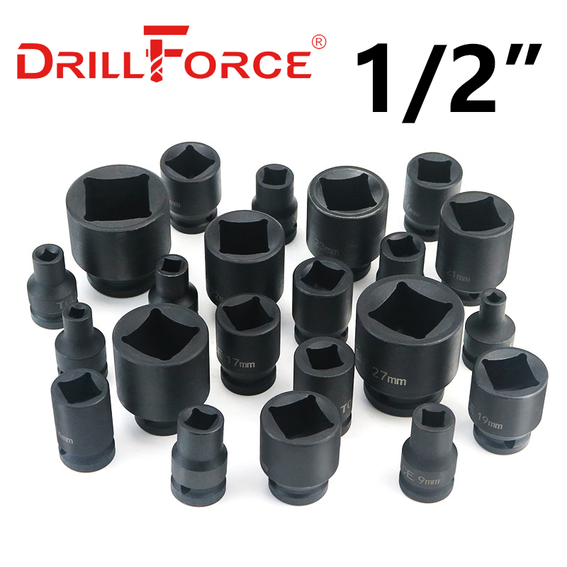 Pneumatic Impact Wrench - Drillforce 5-30mm 임팩트 렌치 소켓 스퀘어