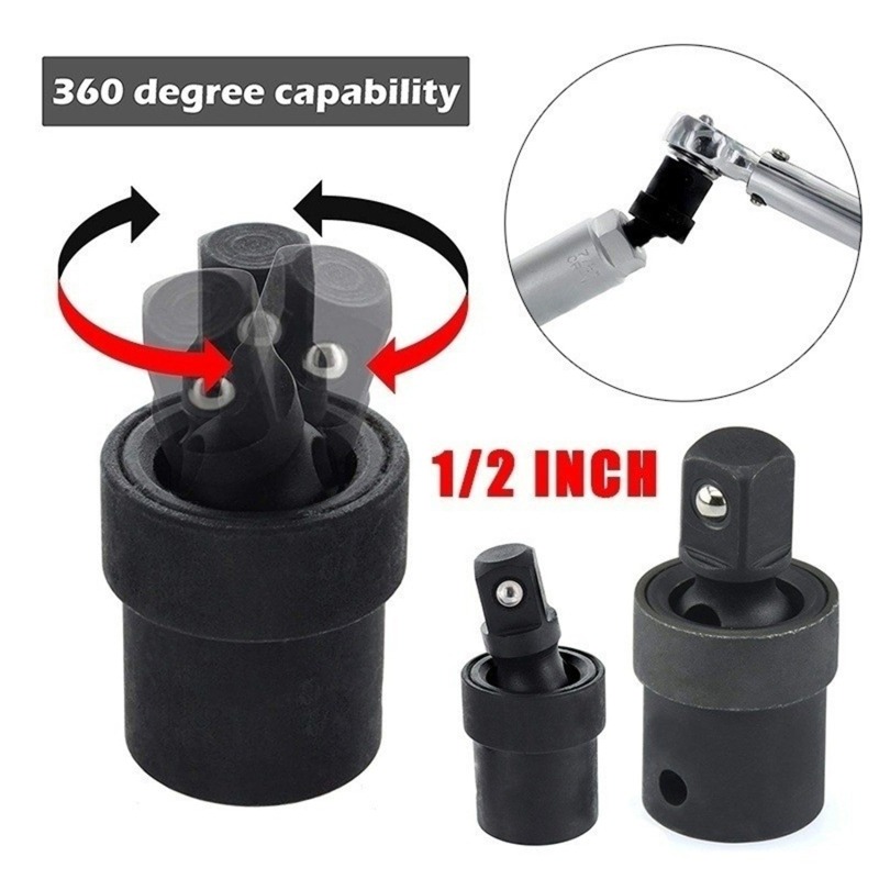 Pneumatic Impact Wrench - 1/3PCS 360도 회전식 너클 조인트 에어
