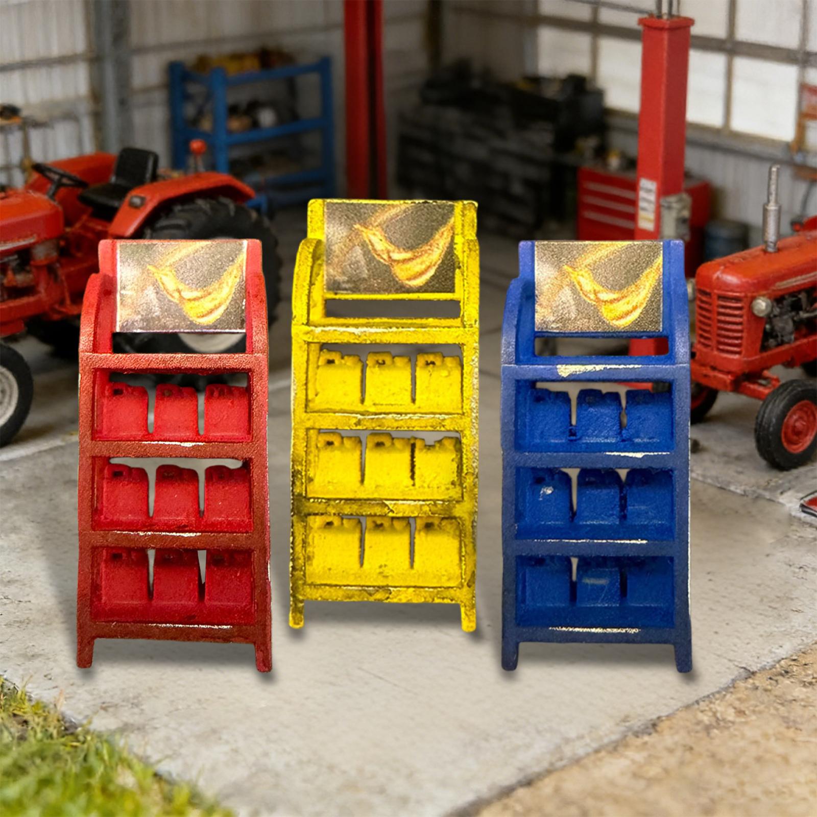1:64 자동차 오일 랙 모델 사진 소품 장식품 사실적 - Auto Repair Shop Photos 리뷰 및 가격