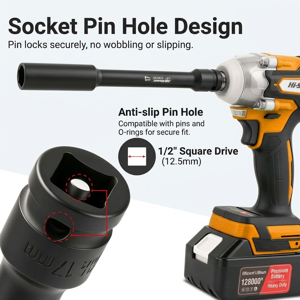 1/2인치 드라이브 초장형 임팩트 소켓 200mm CR - Pneumatic Impact Wrench 리뷰 및 가격