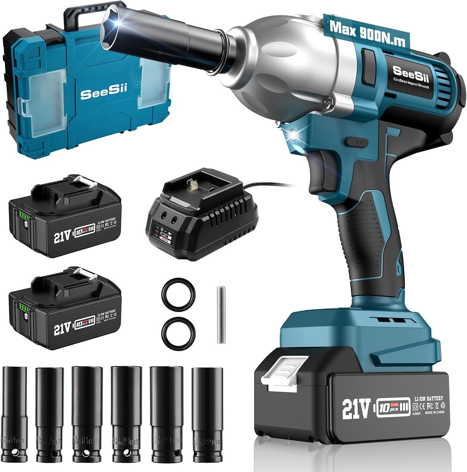 Seesii 차량용 무선 전기 임팩트 렌치, 브러시리스 - Torque Wrench Digital 리뷰 및 가격