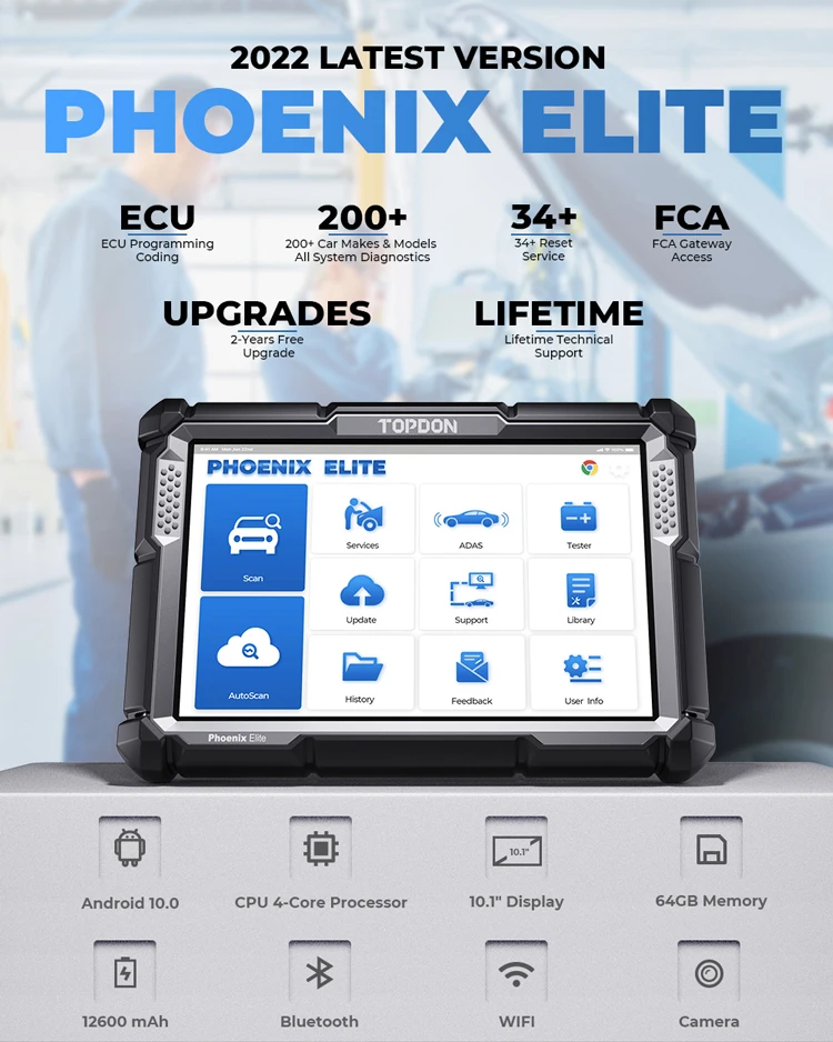 TOPDON PHOENIX ELITE 자동차 ECU 업 - Car Diagnostic Tool 리뷰 및 가격