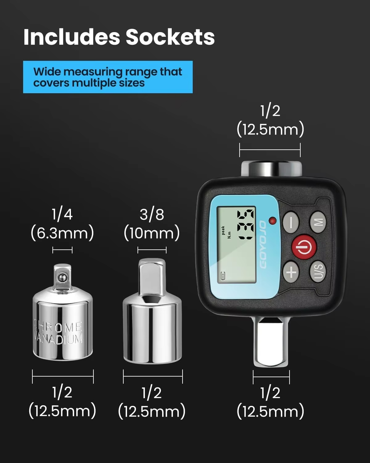 고요조 1/2인치 디지털 토크 렌치 어댑터, 디지털 디 - Torque Wrench Digital 리뷰 및 가격