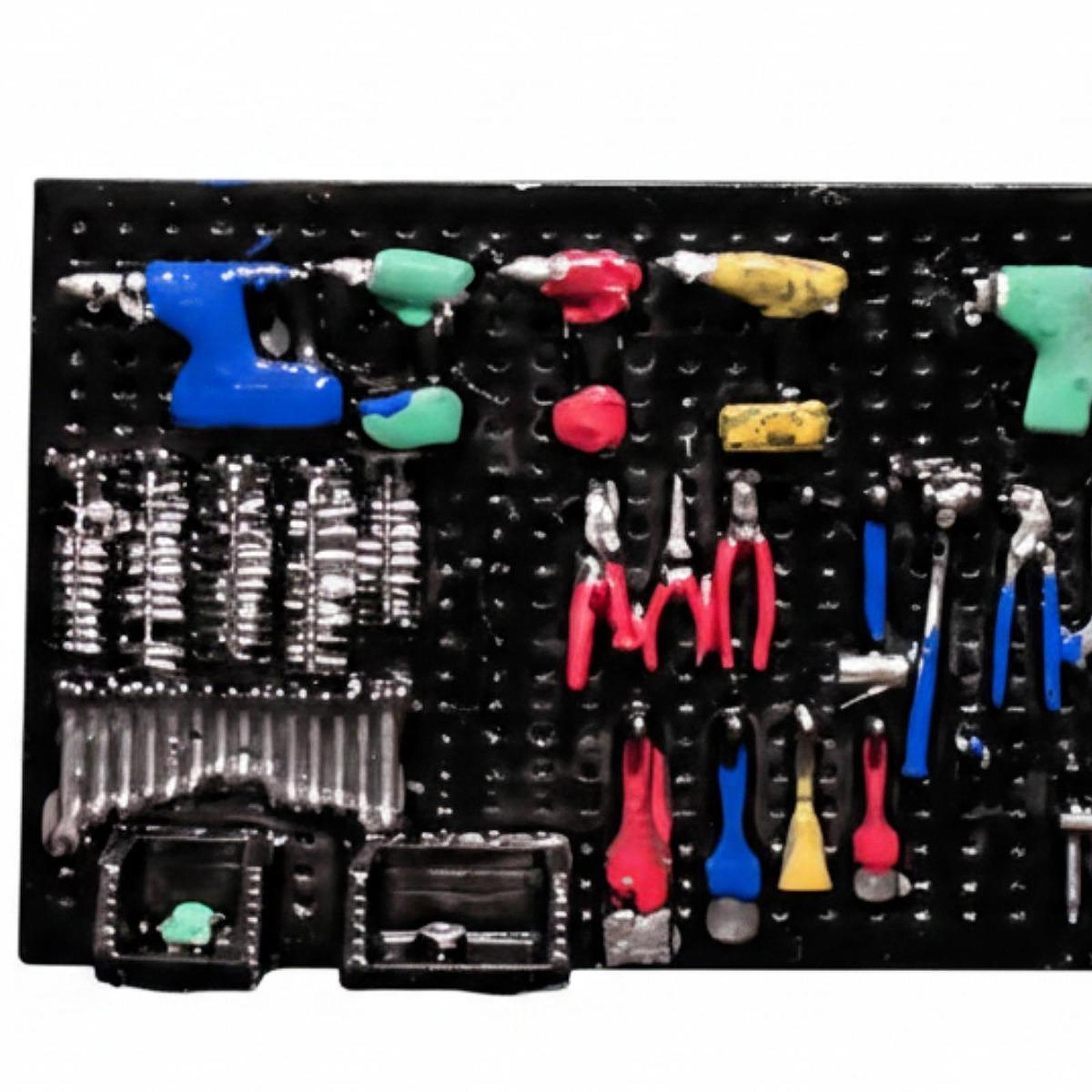 1:64 전동 드릴 페그보드 모형 장식품 자동차 정비소 - Auto Repair Shop Layout 리뷰 및 가격