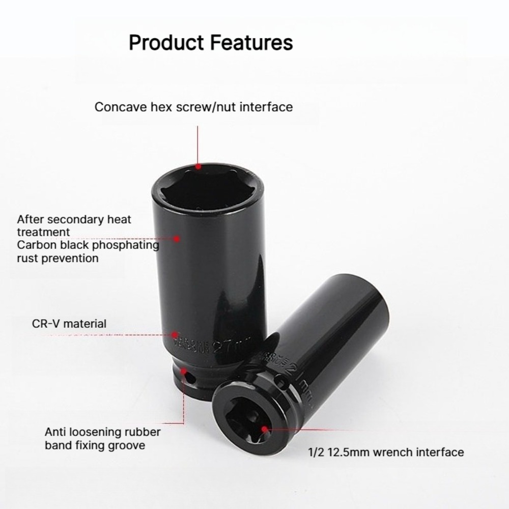 1/2인치 드라이브 임팩트 롱 전동 렌치 소켓 헤드 공 - Pneumatic Impact Wrench 리뷰 및 가격