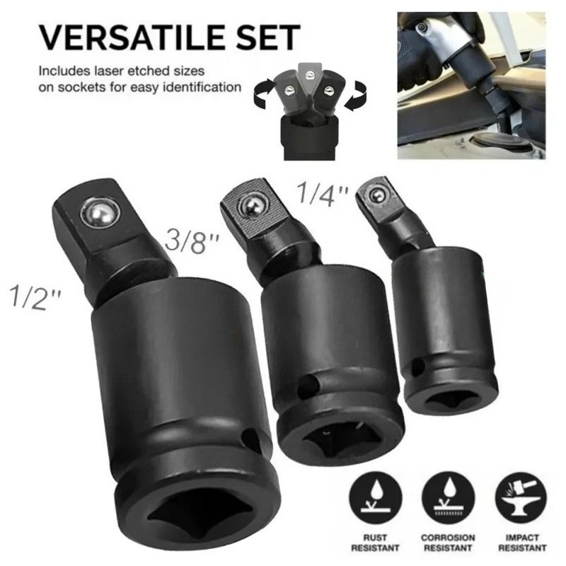 1/3PCS 360도 회전식 너클 조인트 에어 임팩트  - Pneumatic Impact Wrench 리뷰 및 가격