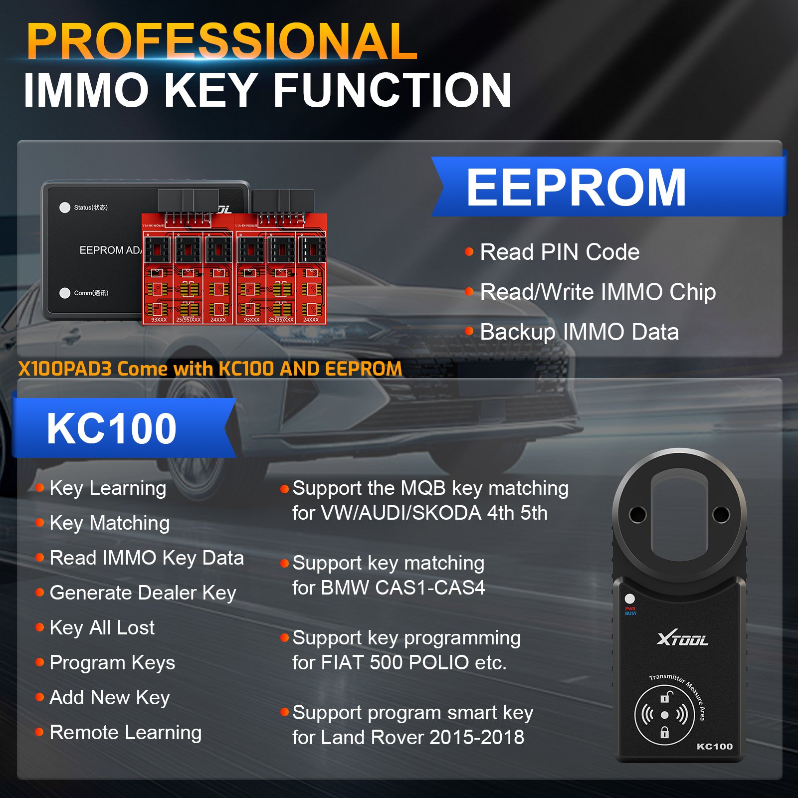 XTOOL X100 PAD3 자동차 키 프로그래밍 스캔 - Car Diagnostic Tool 리뷰 및 가격
